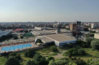 The demolition of parts of Spens is planned, along with the construction of a 16-story hotel and two garages.